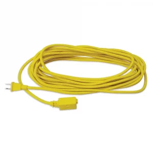 Extensión eléctrica uso rudo polarizada color amarillo, 30 m