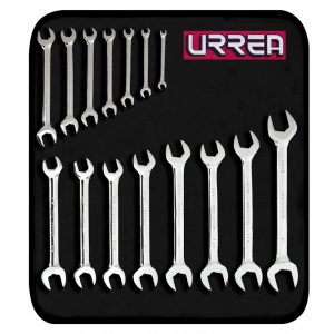 Juego De 15 Llaves Españolas Pulido Espejo En Pulgadas Urrea